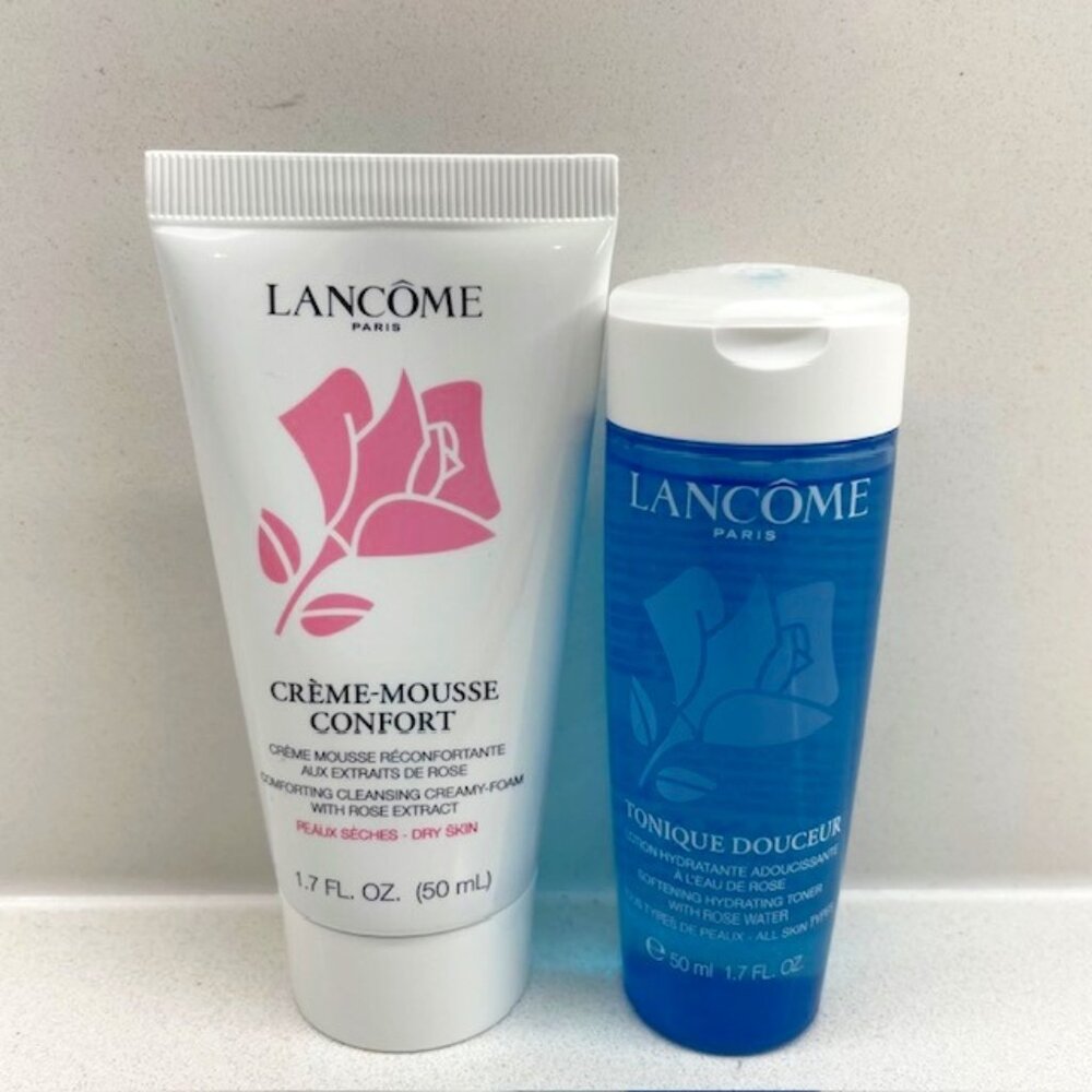 Lancome Face Skin Care Bundle-Cleanser & Toner